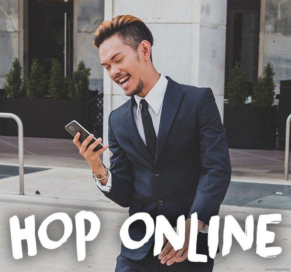 1. Hop online \u2013 Grindr/Scruff/Hornet/Tinder