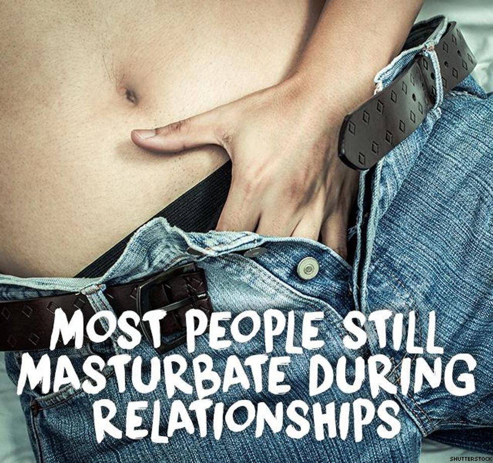 1. Most people still masturbate during relationships
