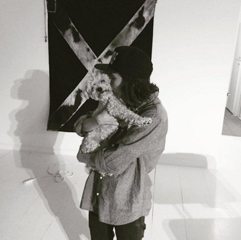 12. Artistic Puppy Love