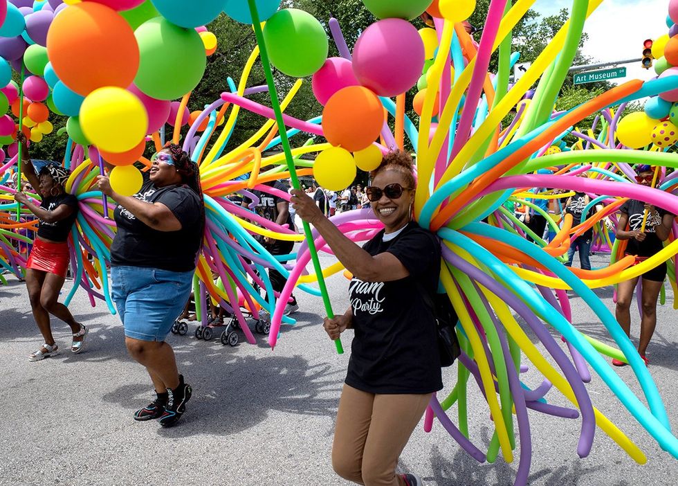 15 Baltimore rainbow balloons photo gallery list LGBTQ pride celebrations festivals parades USA 2024