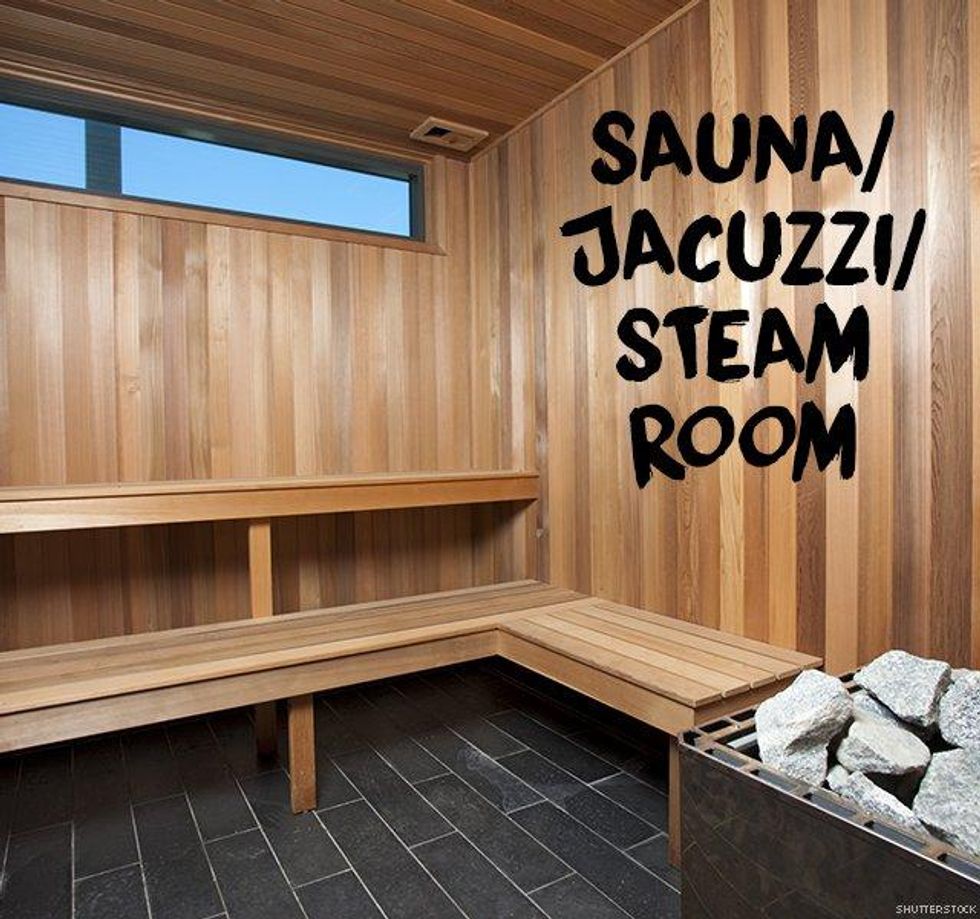 2. Sauna/Jacuzzi/steam room
