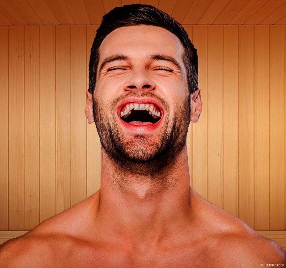 23. Breathing heavily