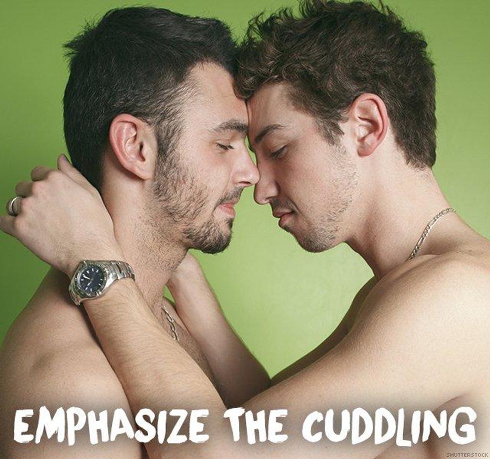 3. Emphasize the cuddling