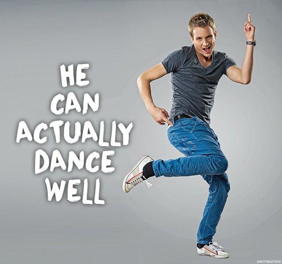 3. He can actually dance well