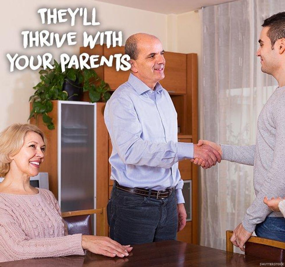 3. They\u2019ll thrive with your parents