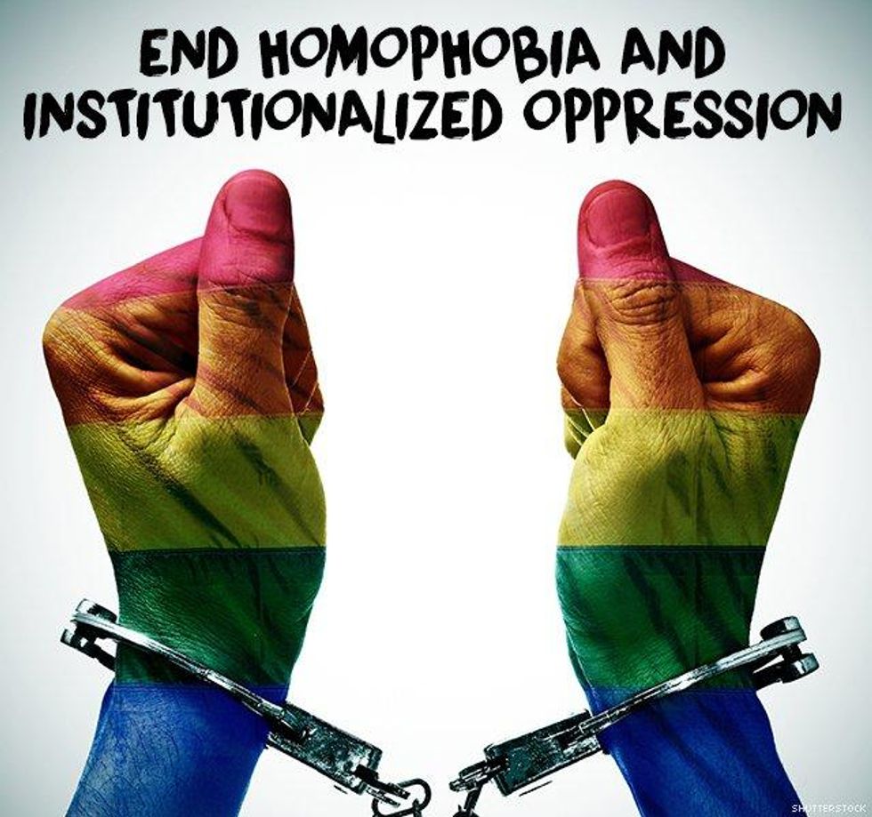 4. To end homophobia and institutionalized oppression