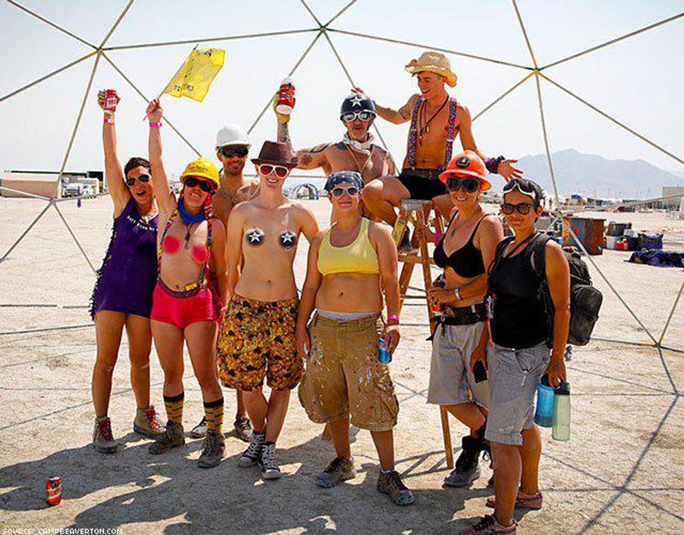 46. Check out Camp Beaverton at Burning Man. 