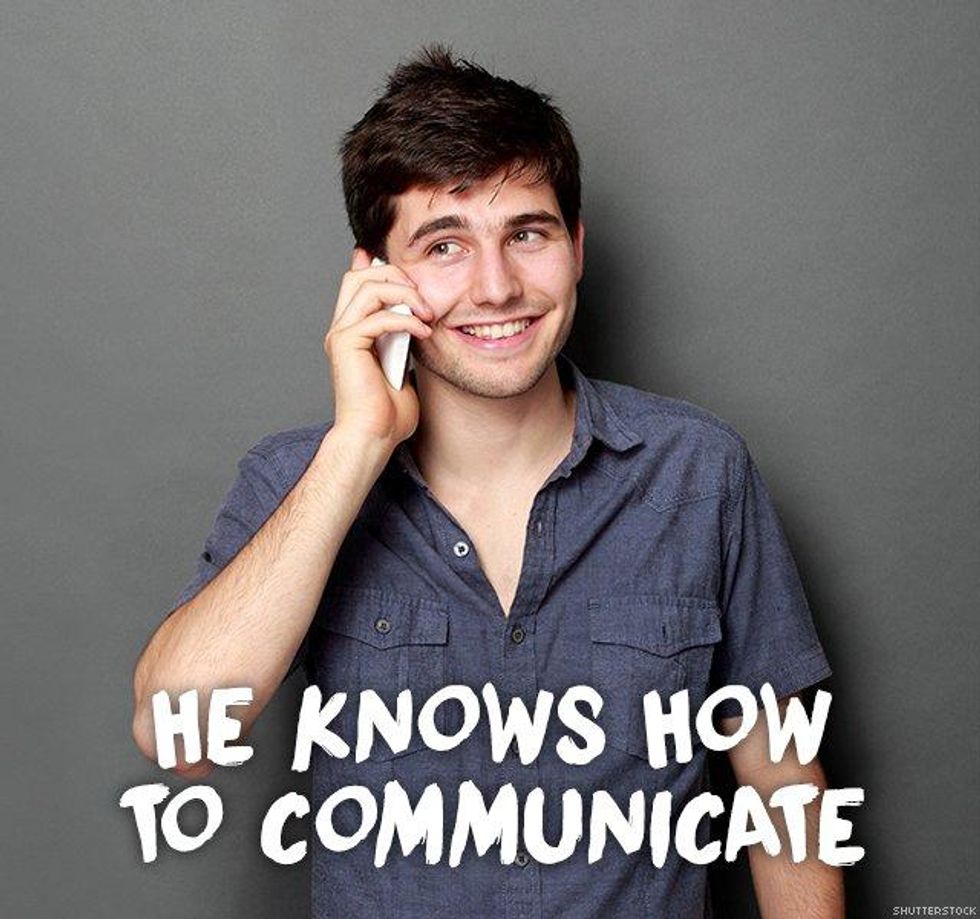 6. He knows how to communicate