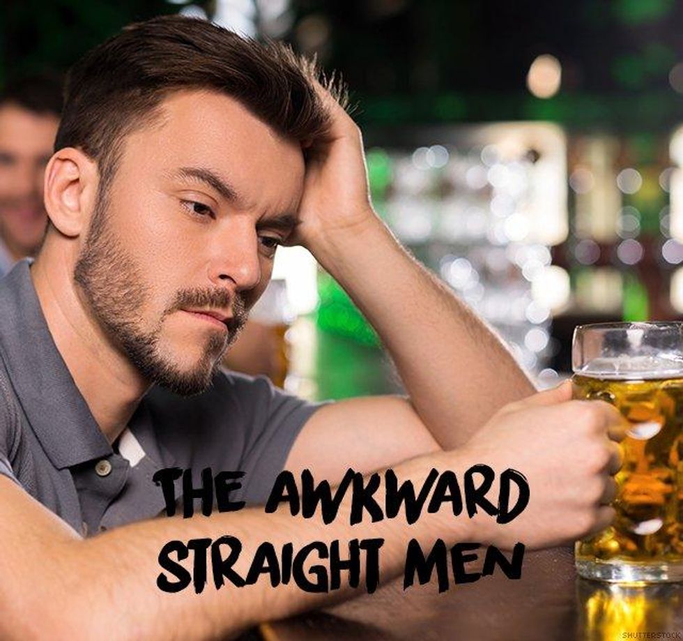 6. The awkward straight men