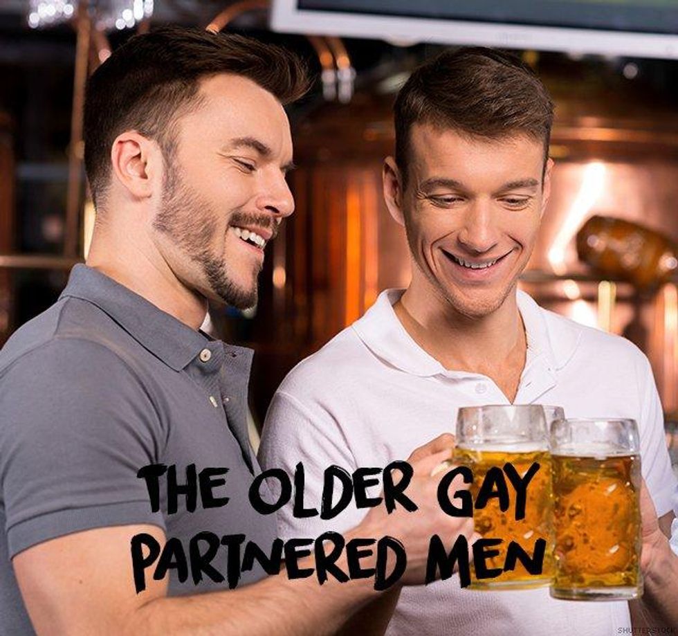 7. The older gay partnered men