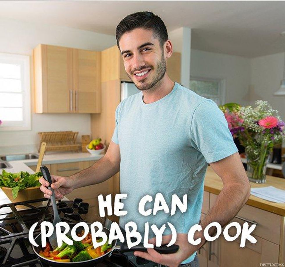 8. He can (probably) cook
