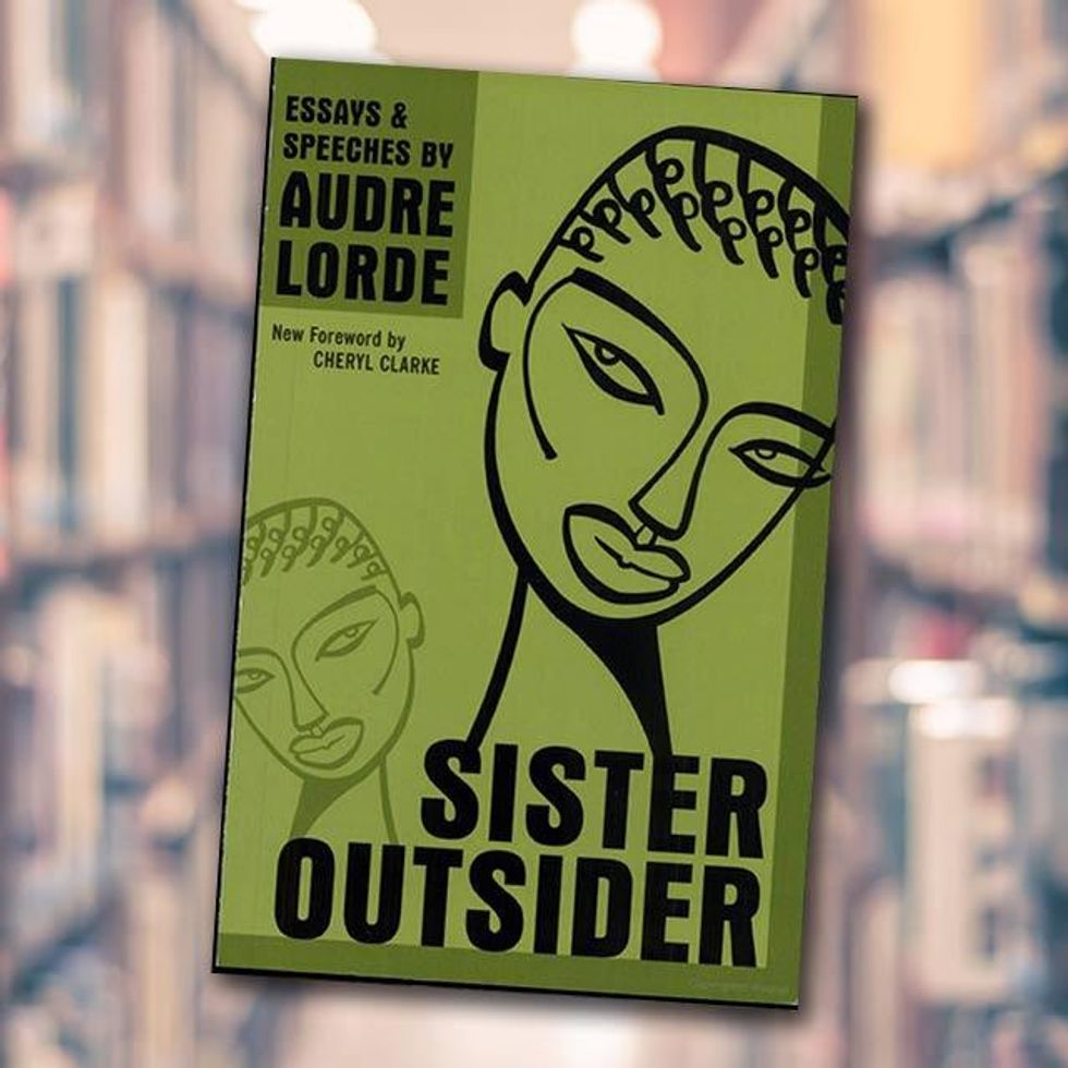 8. Sister Outsider -- Audre Lorde