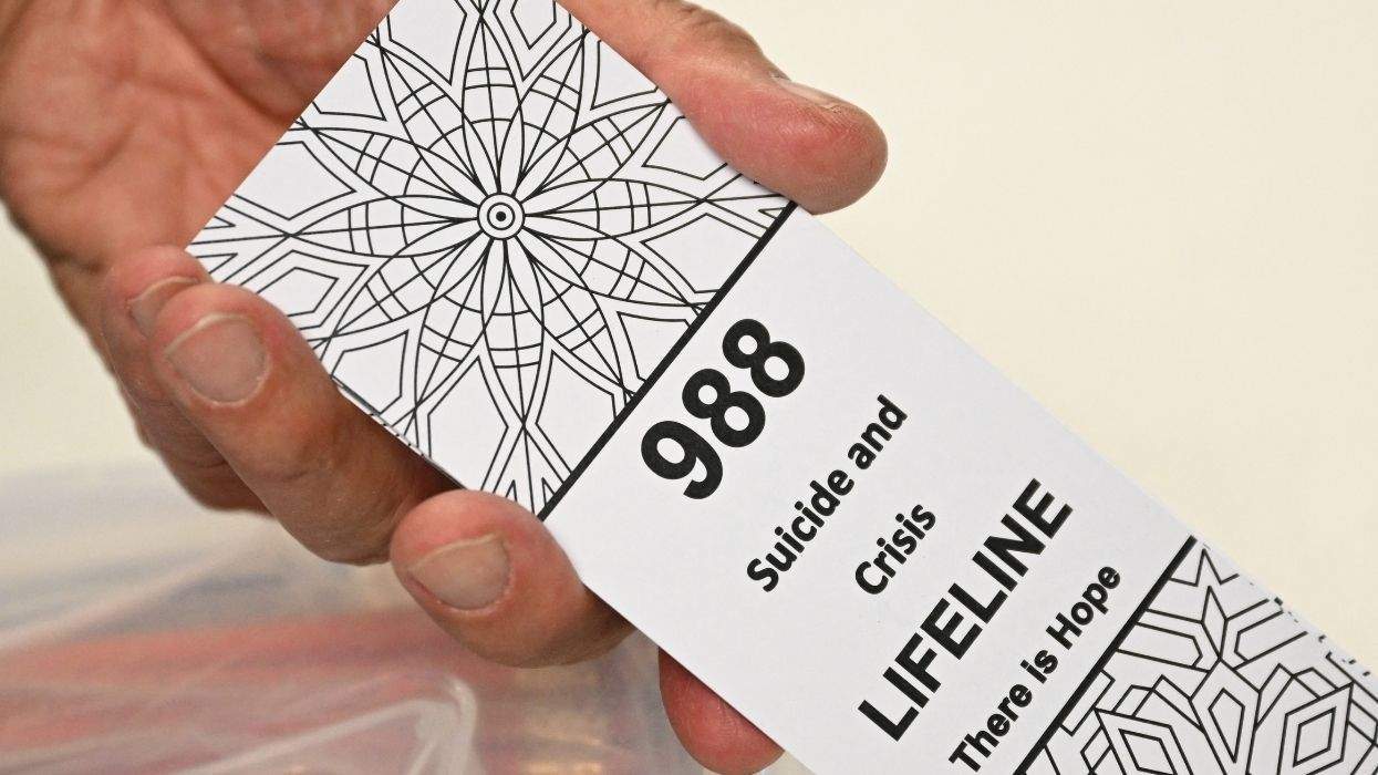 988 crisis lifeline bookmark