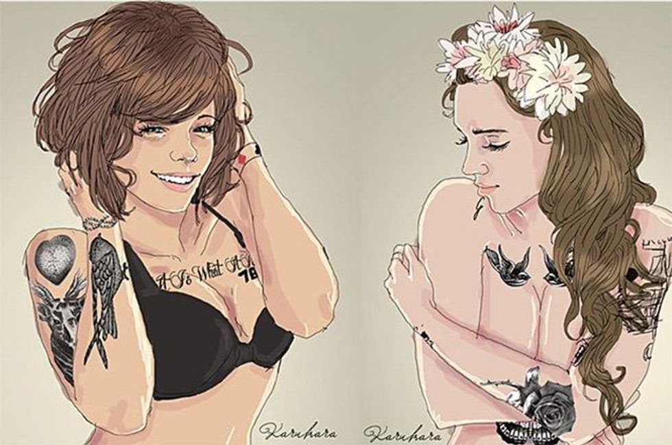 A collection of One Direction fan art.