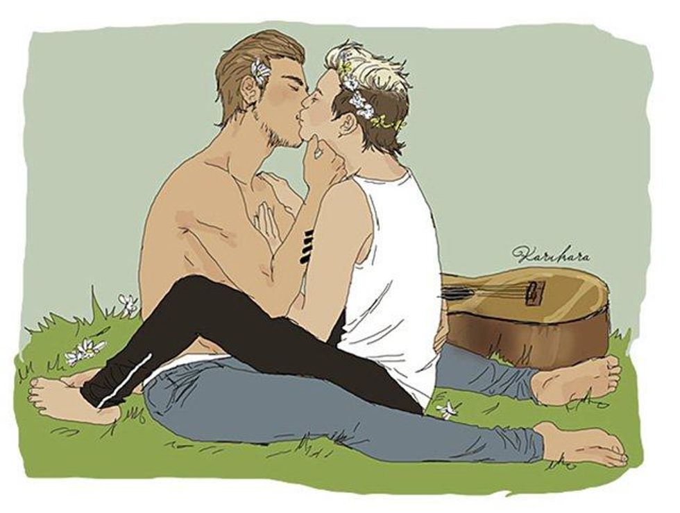 A collection of One Direction fan art.