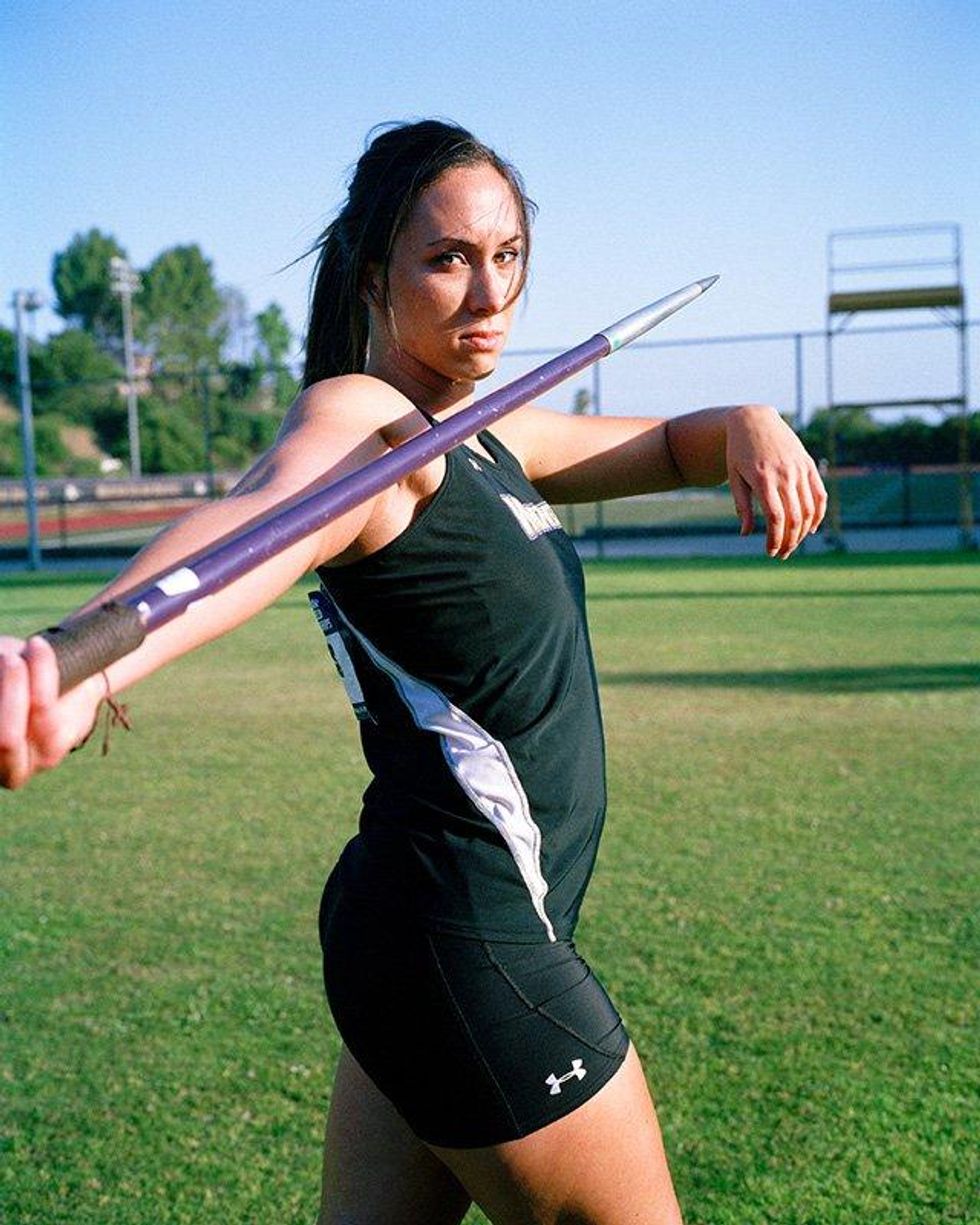 A collection of photos of young LGBT athletes.