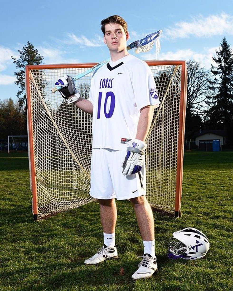 A collection of photos of young LGBT athletes.