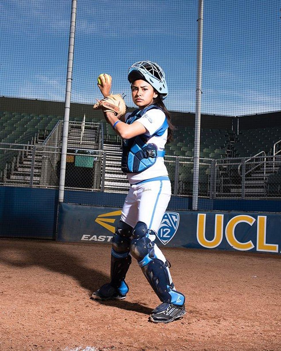 A collection of photos of young LGBT athletes.