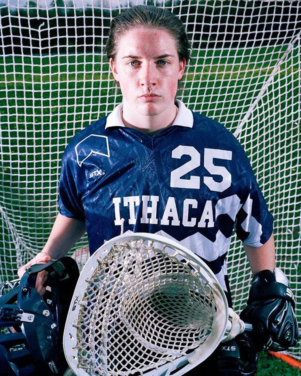 A collection of photos of young LGBT athletes.