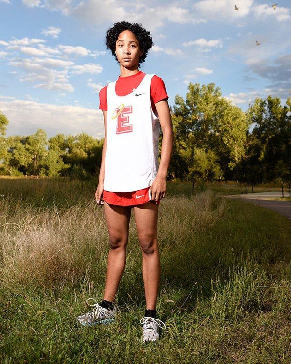 A collection of photos of young LGBT athletes.