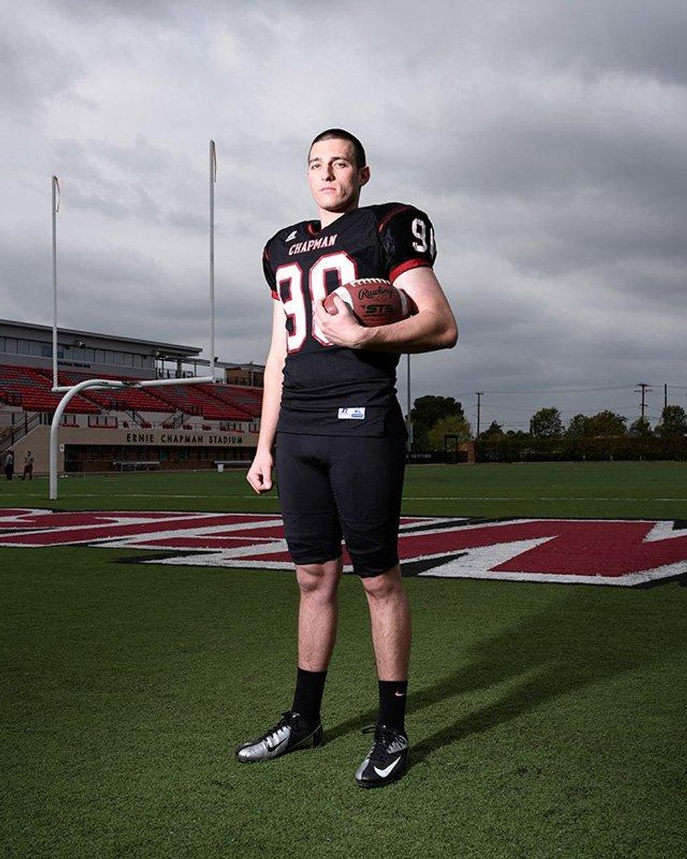 A collection of photos of young LGBT athletes.