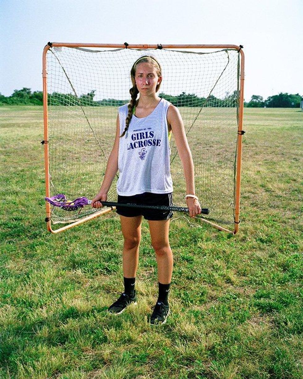 A collection of photos of young LGBT athletes.