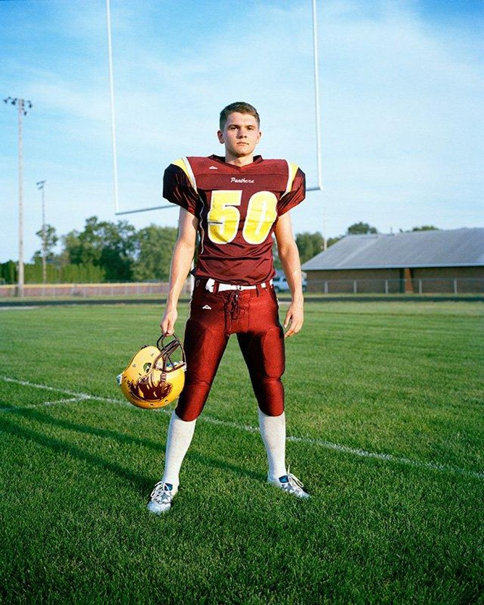 A collection of photos of young LGBT athletes.