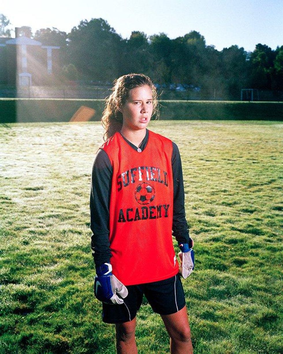 A collection of photos of young LGBT athletes.