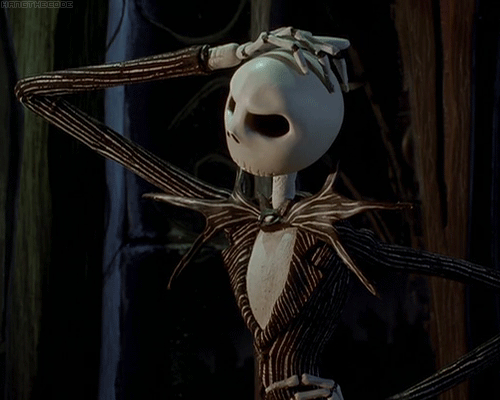 A GIF of Jack from 'Nightmare Before Christmas'