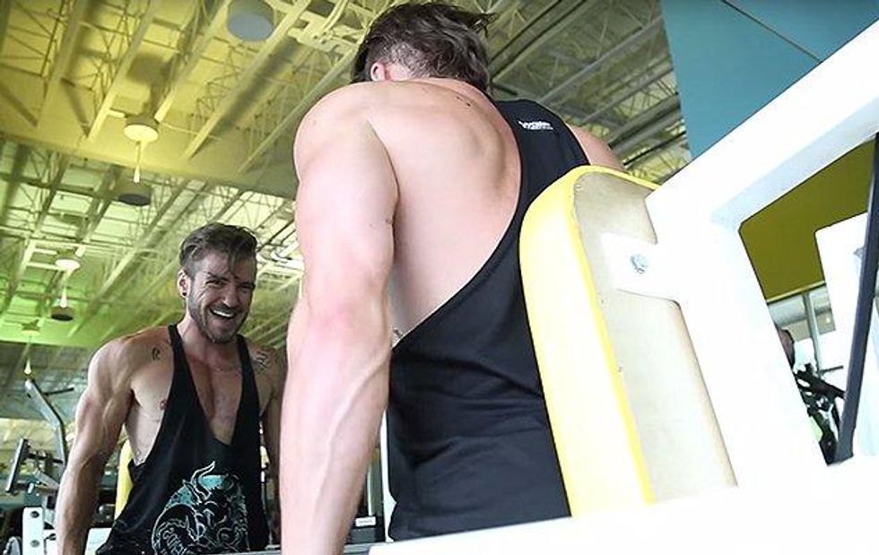 A photo of trans model Aydian Dowling.