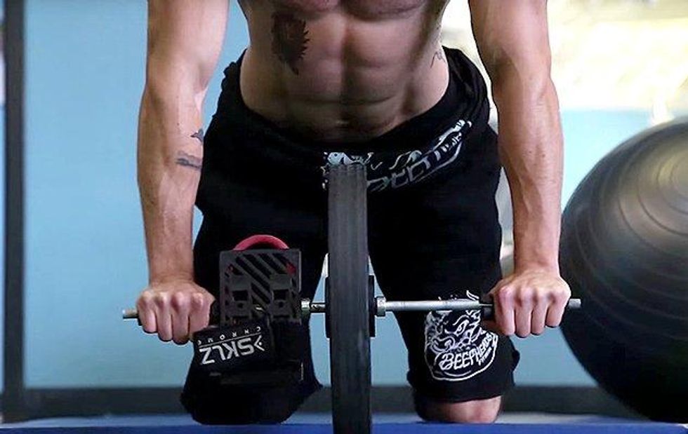 A photo of trans model Aydian Dowling.