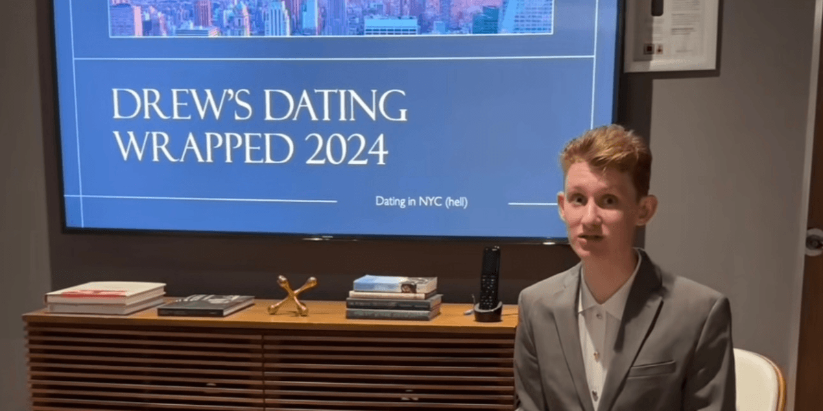 Dating Wrappe TikToker's 'Dating Wrapped' helped him score with bears