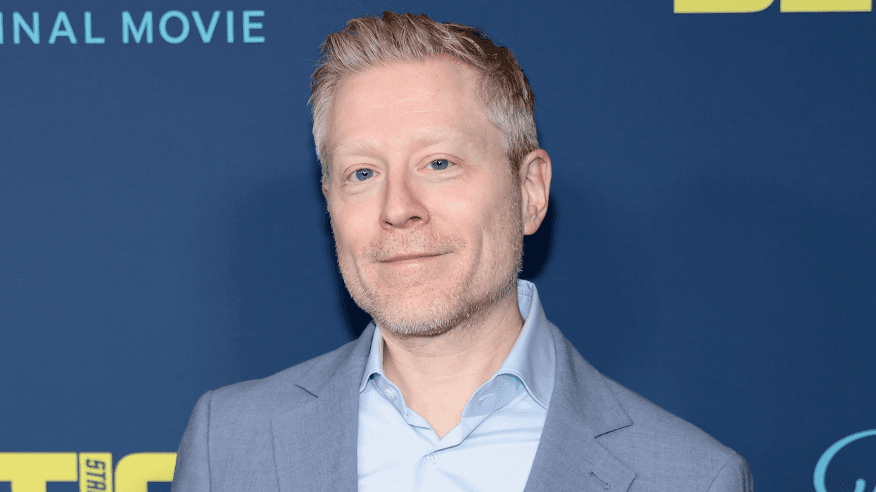 Actor Anthony Rapp poses on the red carpet at the Star Trek: Section 31 world premiere