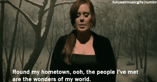 Adele hometown glory
