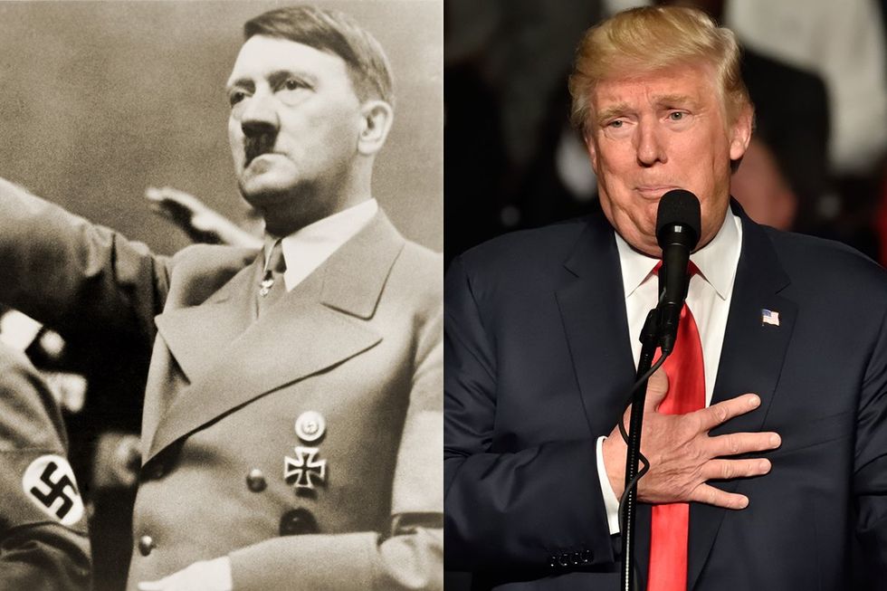 Adolph Hitler Donald J Trump