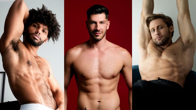 Adult stars Tony Genius, Jordan Starr, and Dom King.