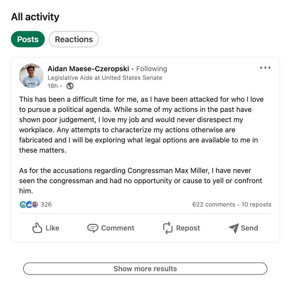 Aidan Maese-Czeropski via LinkedIn