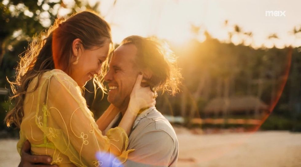 Aimee Lou Wood and \u200bWalton Goggins on \u200bThe White Lotus\u200b season 3