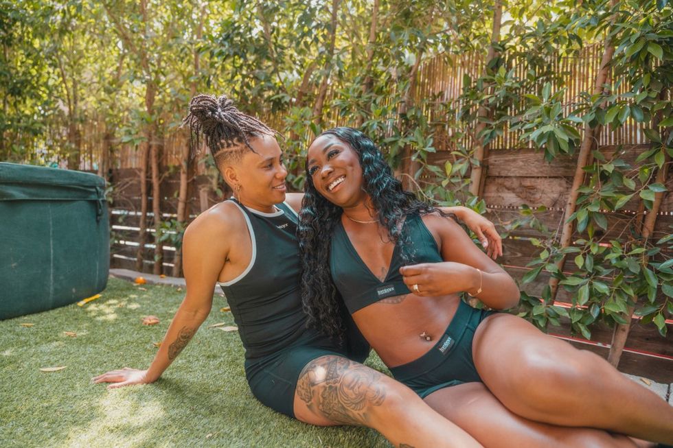 AJ & Britney model TomboyX