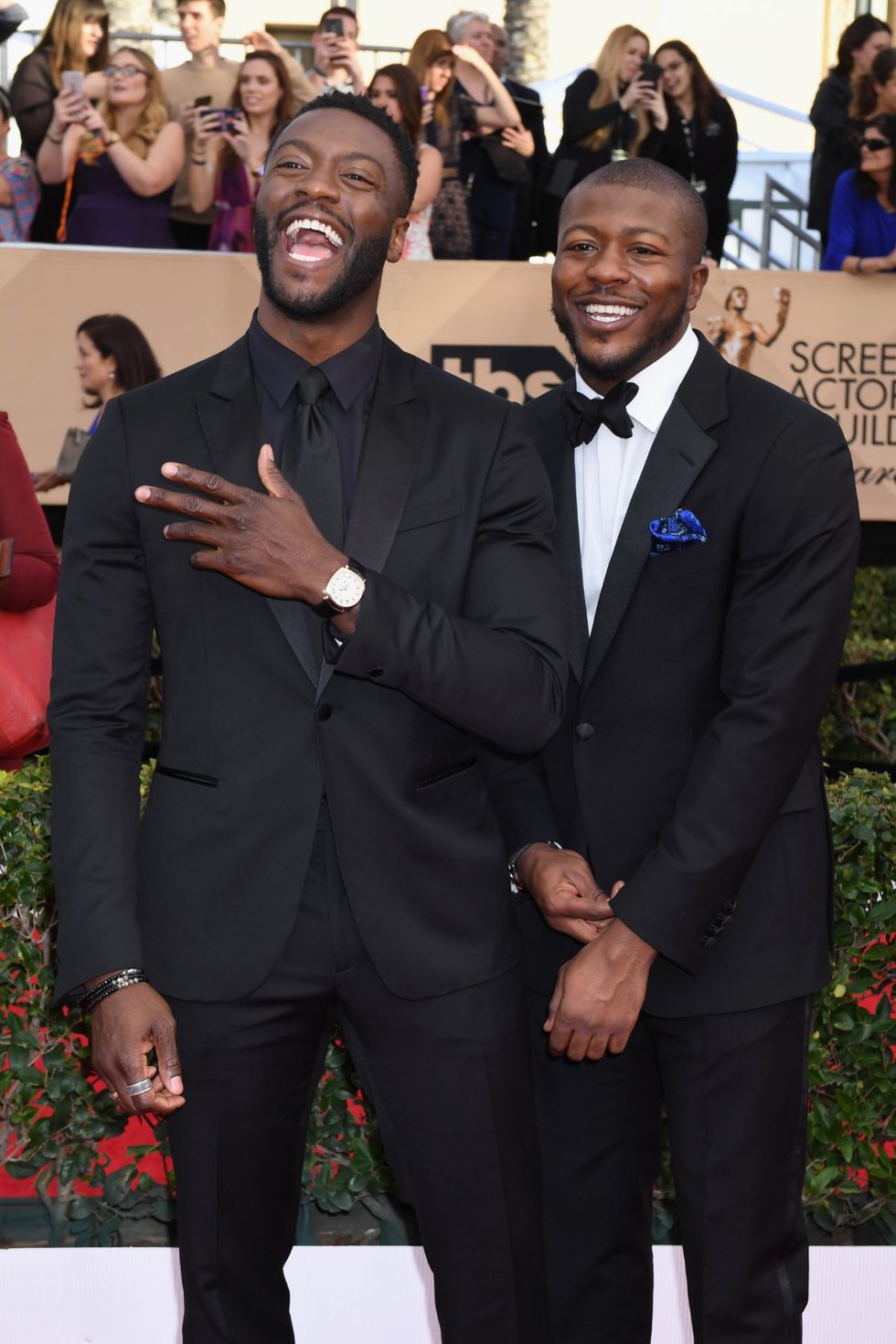Aldis Hodge and Edwin Hodge