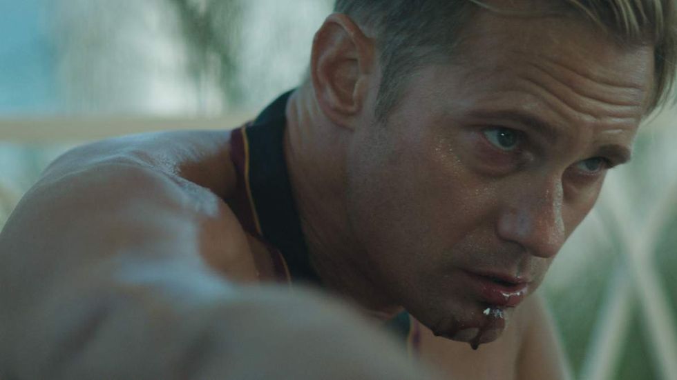 Alexander Skarsg\u00e5rd in 'Infinity Pool'