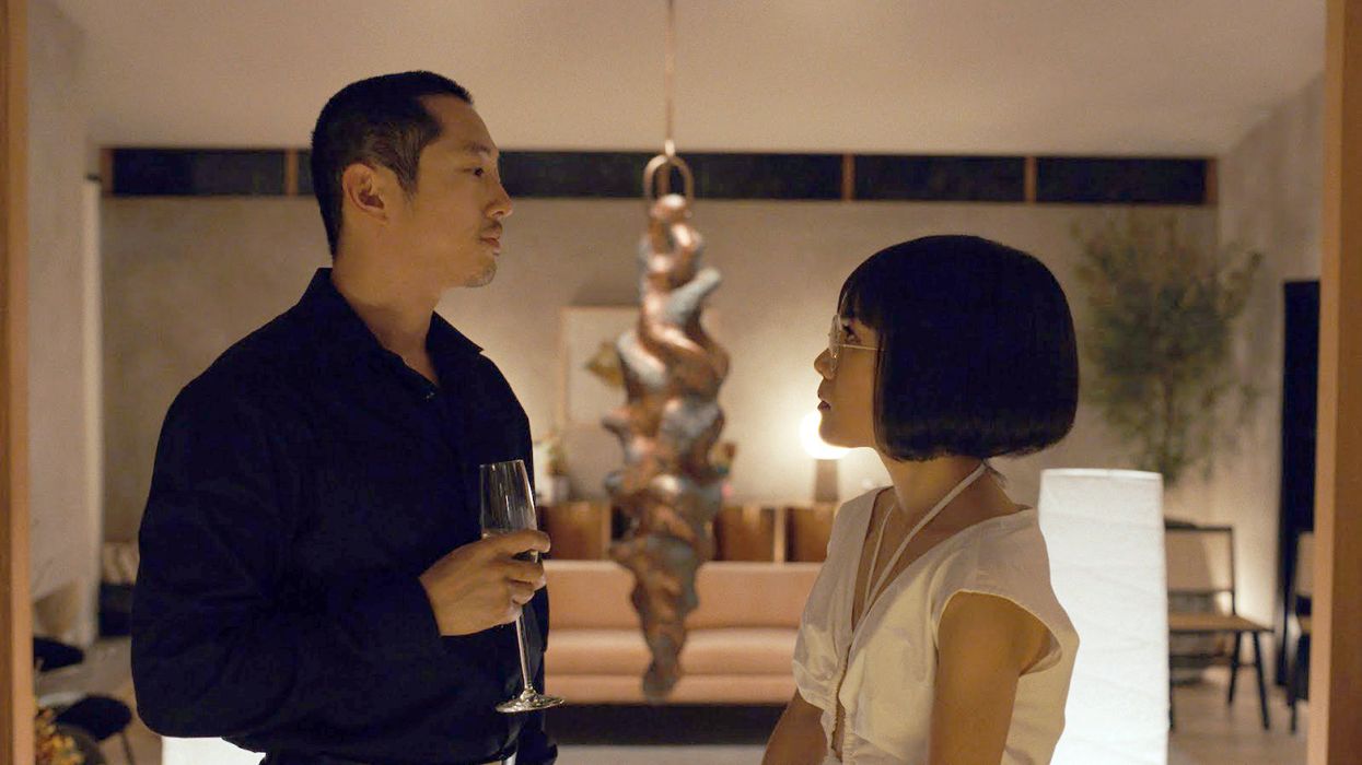 Ali Wong and Steven Yeun in Beef