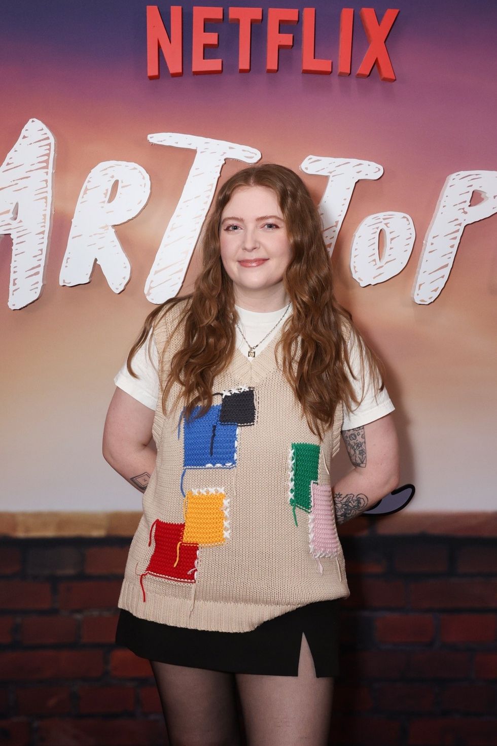 Alice Oseman at a screening for Netflix's Heartstopper