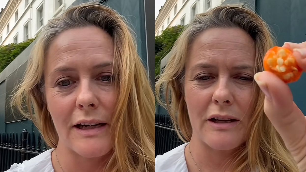 Alicia Silverstone is going viral for eating a mystery berry