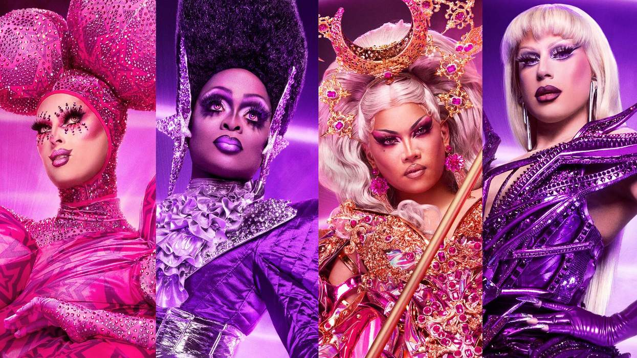 'All Stars 11' cast members Crystal Methyd, Kennedy Davenport, Aura Mayari, and Joey Jay.