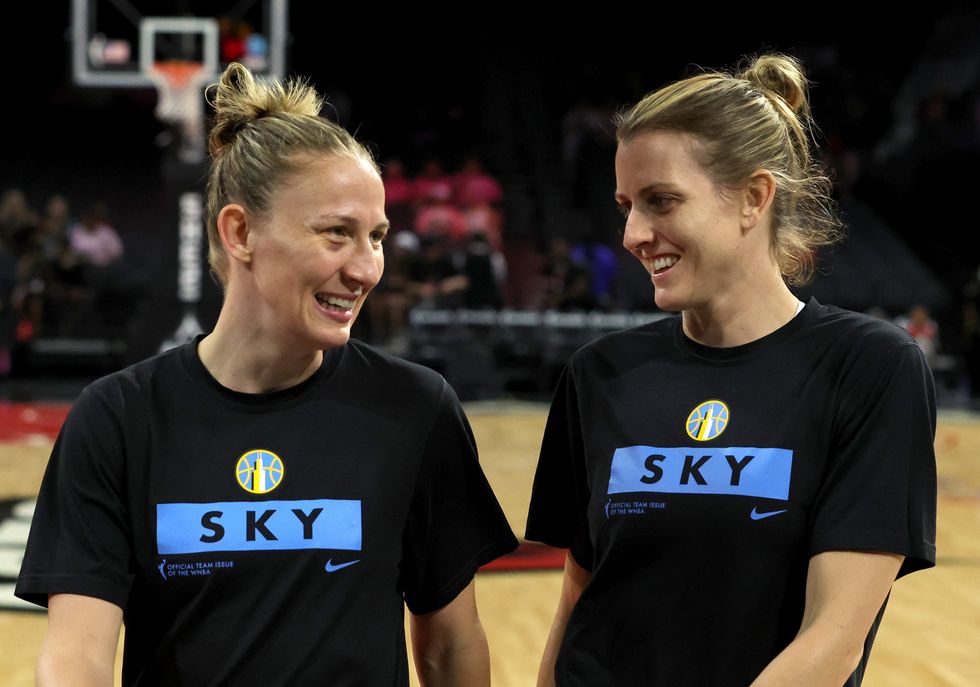 Allie Quigley and Courtney Vindersloot