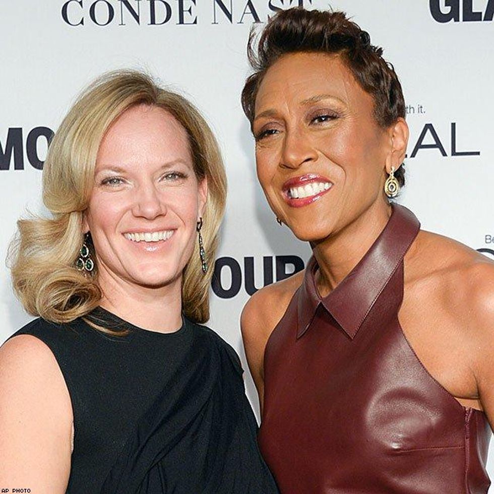 Amber Laign, 39, and Robin Roberts, 54