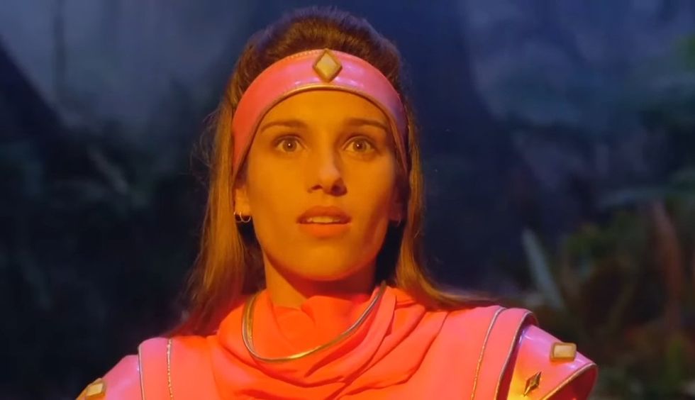 Amy Jo Johnson in 'The Mighty Morphin Power Rangers'