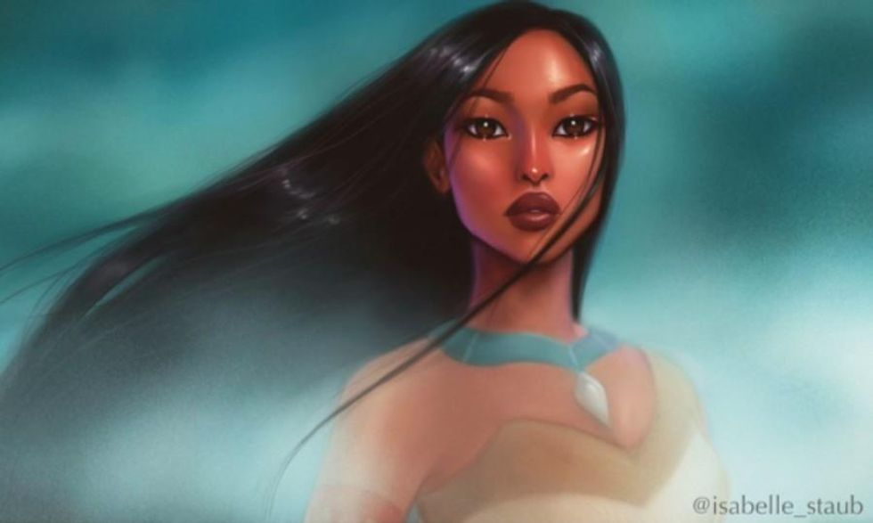 An Artist Reimagined Disney Princesses in Her Own Breathtaking Way