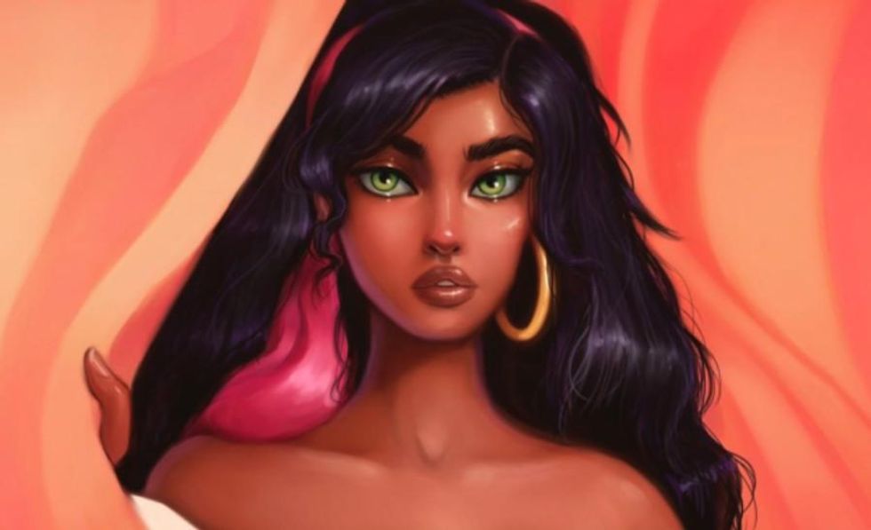 An Artist Reimagined Disney Princesses in Her Own Breathtaking Way